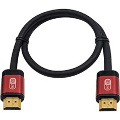 Duttek 8K HDMI Cable, HDMI 2.1 Ultra HD Cable, High Speed Cable, 48Gbps, Supports 8K@60Hz, 4K@120Hz, Compatible with Fire TV, 3D Support, Ethernet Function, 8K UHD, etc. (0.5m)