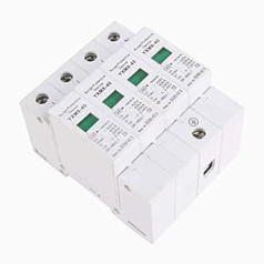 Keenso House Surge Protection 4P 40KA Home Hat Sertifikāti Pārsprieguma aizsardzība Zemsprieguma aizsardzība Pārsprieguma aizsardzībai (1 iepakojums)