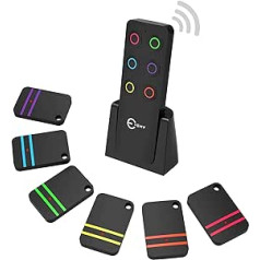 Key Finder, Esky Key Finder Whistle with 6 Receivers, Pet Finder, Wallet Locator, Good Idea