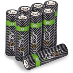 Venom Power Recharge 2100mAh AA uzlādējamās baterijas (8 pakojumā)