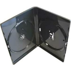 10 x Doppel Schwarz Amaray DVD Ersatz Hüllen