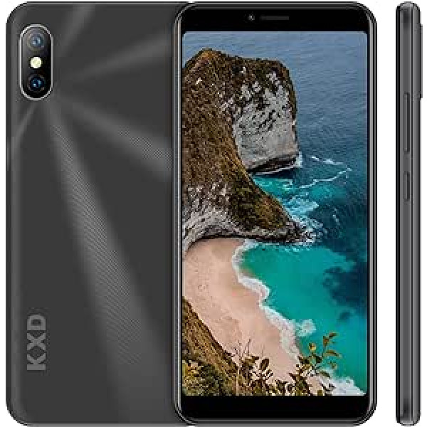 Viedtālrunis bez līguma, KXD 6A mobilais tālrunis, Android 8.1, 5,5 collu HD ekrāns, 1GB RAM + 8GB ROM, 8MP + 5MP kamera, 2500 mAh akumulators, 3G mobilais tālrunis lēts, mobilais tālrunis bez līguma