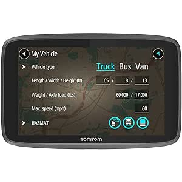 TomTom 1pn6.002.06 Go Professional 620 Navigation, Schwarz