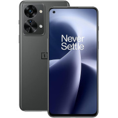 OnePlus Nord 2T 5G — 8 GB RAM 128 GB bez SIM kartes viedtālrunis ar 50 MP AI trīskāršu kameru un 80 W Supervooc ātro uzlādi — pelēka ēna