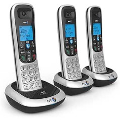 BT 2200 Nuisance Call Blocker Cordless Home Phone - Trio Handset