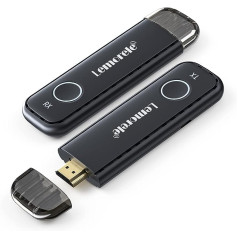 HDMI Wireless Transmitter and Receiver, Lemorele 165FT/50M HDMI Wireless Transmission Supports 8 TXs to 1 RX, 5G HDMI Wireless Transfer for Streaming Neflix/TikTok/YouTube from Laptop, PC to HDTV/Projector