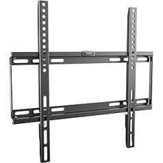 RICOO TV Wandhalterung Fernseher Flach Ultra Slim für 26-55 Zoll, Universal TV Halterung F0144, Fernsehhalterung für Wand, Wandhalterung Fernseher 55 Zoll, bis 75 Kg, maks. VESA 400x400 mm, Fest