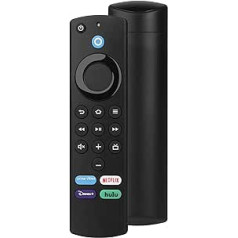 3. paaudzes L5B83G balss tālvadības pults Fire Smart TV Stick (4K, 4K Max, Lite), Fire Smart TV Stick (2. paaudzes, 3. paaudzes), Fire Smart TV Cube (1. paaudzes, 2. paaudzes), Fire Smart TV Stick 4K komplektam