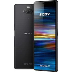 Sony Xperia 10 viedtālrunis (15,24 cm (6 collas) 21:9 Full HD+ displejs, 64 GB atmiņa, viena SIM karte, dalīts ekrāns, Android 9, melns