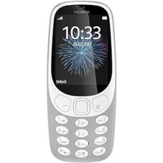 Nokia 3310 Dual SIM mobile phone - German goods (2.4 inch color screen, 2MP camera, Bluetooth, radio, MP3 player) retro gray