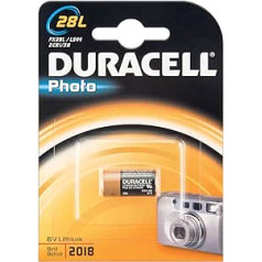 Duracell 6v litija 28l fotografēšana