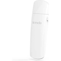 Tenda AC1300 WiFi sargspraudnis — USB 3.0 mini divjoslu WiFi adapteris personālajam datoram/galddatoram/klēpjdatoram, kas paredzēts operētājsistēmai Windows 11/10/8.1/8/7/XP, Linux, Mac OS X 10.6–10.12 (U12)