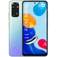 Xiaomi Redmi Note 11 — viedtālrunis 128GB, 4GB RAM, Star Blue