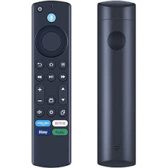 Jauna TV Alexa balss tālvadības pults ar mikrofonu, kas ir saderīga ar AMZ TV Omni Series, TV Omni QLED Series, TV 4-Series Smart TV un TV Cube (3. paaudzes)
