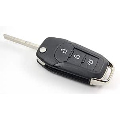 Auto Lockmsith 3 pogu apvalks Ford Mondeo Fusion Edge Mustang tālvadības flip Key