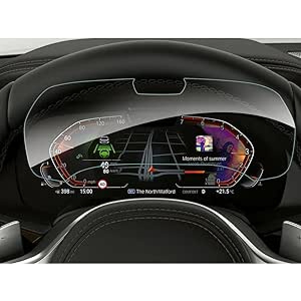 SHAOHAO savietojams ar BMW 3. sērijas G20 2020 2021 2022 2023 automobiļu navigācijas ekrāna aizsargplēvi 12,3 collu GPS caurspīdīga aizsargplēve, skrāpējumiem izturīgs 9 H pret pirkstu nospiedumu rūdīta stikla ekrāns