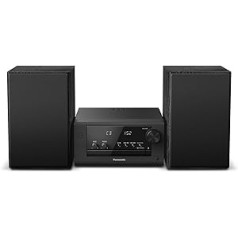 Panasonic SC-PMX802E-K Premium mikro stereo sistēma (Bluetooth, Airplay, DAB+, CD, FM) Melns