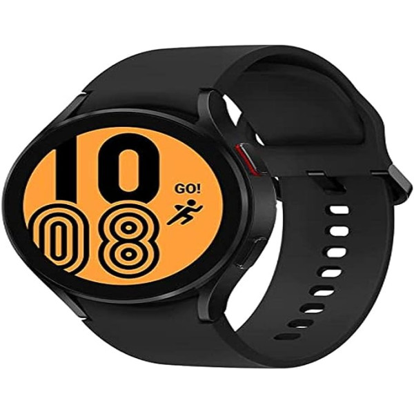 Samsung Galaxy Watch 4 44 mm viedpulkstenis, veselības uzraudzība, fitnesa izsekotājs, ilgs akumulatora darbības laiks, Bluetooth, melns, 2021 [itāļu versija]