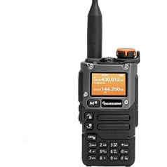 Quansheng UV K5 8 Plus pārnēsājams divjoslu divvirzienu radio (VHF/UHF) 5 W FM rāciju izvade NOAA brīdinājums par laikapstākļiem