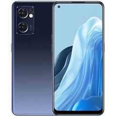 OPPO Find X5 Lite 5G viedtālrunis, 64 MP trīskāršā kamera, 4500 mAh akumulators, 65 W SUPERVOOC ātra uzlāde, 6,4 collu 90 Hz AMOLED displejs, Mediatek Dimensity 900, 8 GB RAM, 256 GB atmiņa, zvaigžņoti melns