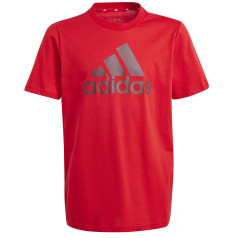 T-krekls adidas Big Logo Tee Jr IJ6262 / sarkans / 152 cm