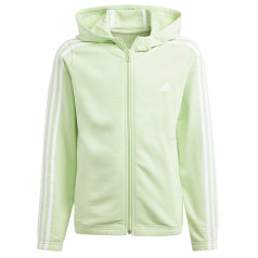 Adidas 3 Stripes Hoodie Full-Zip Hoodie для девочек IS2632 / зеленый / 152 см