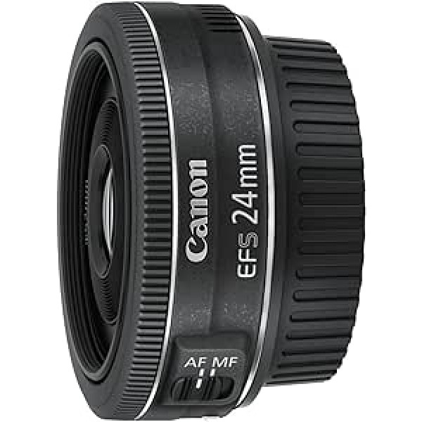 Canon EF-S 24 mm 1:2.8 STM objektīvs, melns