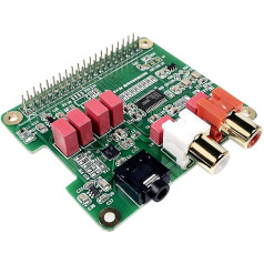 InnoMaker Raspberry Pi HiFi DAC HAT PCM5122 HiFi DAC audio kartes paplašināšanas plate Raspberry Pi 4 3 B+ Pi Zero utt. (DAC HAT)