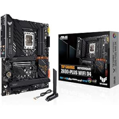 ASUS TUF Gaming Z690-PLUS WiFi D4 Motherboard Socket Intel LGA 1700 (Intel Z690, PCIe 5.0, DDR4 Memory, WiFi 6, 4x M.2, Thunderbolt 4, Aura Sync)