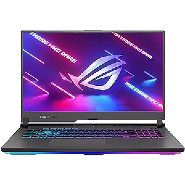 Asus ROG Strix 17 spēļu klēpjdators | 17,3 collu Full HD 360Hz matēts IPS displejs | AMD Ryzen 7-R7-6800H | 16 GB RAM | 512 GB SSD | NVIDIA RTX 3060 | Windows 11 | QWERTZ tastatūra | Eclipse Grey