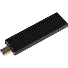 KALEA-INFORMATIQUE. Alumīnija USB 3.0 korpuss SSD M.2 NGFF M atslēgai (M2 PCIe AHCI VAI NVME). Saderīgs GEN 3.0 NVME SSD