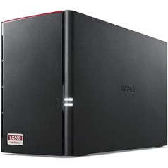 Buffalo LinkStation 520 LS520DE-EU 2-Bay NAS (1.0GHz dual-core, DDR3 256MB) black