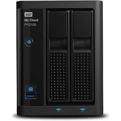 WD PR2100 My Cloud Pro Series — melns, 12 TB