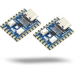 RP2040-Zero Mini Development Board (2 PCS), Compact Microcontroller Development Board, Support C/C++/Python Development