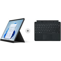 Microsoft Surface Pro 8, 13 collu 2 in-1 planšetdators (Intel Core i5, 8 GB RAM, 256 GB SSD, Win 11 Home) GraphitMicrosoft Surface Pro paraksta tastatūra komplektā ar Black Slim Pen 2 Black