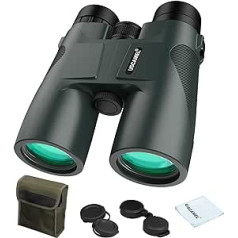 USCAMEL Fernglas Testsieger, 10x42 Wasserdicht Metallische Spiegelkörper Grüner Film Hohe Binoculars