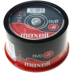 Maxell DVD-R sagataves 4,7 GB 16 x 50 vārpsta