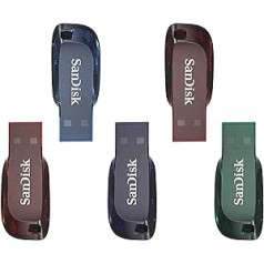 SanDisk 32 GB Cruzer Blade USB zibatmiņas disks 5 pack