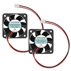 ANVISION 2 x 24V DC 40mm x 10mm Dual Bearings Brushless Fan YDM4010B24