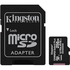 Kingston Canvas Select Plus microSD karte, melna 256 GB