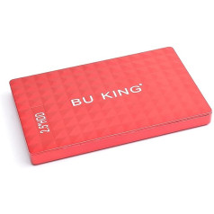 BU KING 320GB HDD Mirco USB 3.0 ārējais cietais disks portatīvā USB atmiņas ierīce PS4 TV Box PC Mac galddators piezīmjdators, sarkans