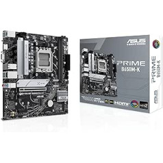 ASUS Prime B650M-K Motherboard Socket AMD AM5 (Ryzen 7000, Micro-ATX, DDR5 Memory, PCIe 5.0, BIOS Flashback, USB 3.2 Gen 2, Aura Sync)