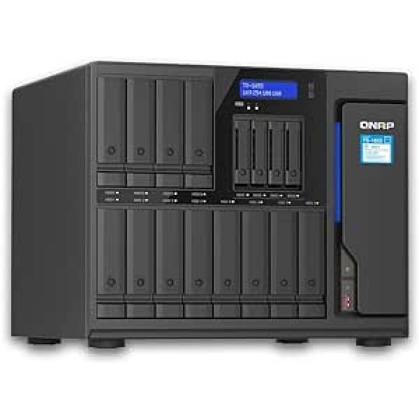 Qnap TS-1655-8G | 16-Bay, Intel Atom, 3X PCIe Gen3, 2.5 GbE NAS