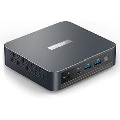 Trycoo WI-6 Mini PC 16GB RAM 512GB M.2 SSD, Intel 12th Generation N95 (līdz 3,4GHz) Mini Computer, 4K Mini Desktop PC Windows 11 Pro, Gigabit Ethernet/WiFi/BT/2* HDMI/USB-C, Ikdienas lietošanai