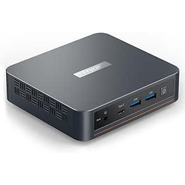 Trycoo WI-6 Mini PC 16GB RAM 512GB M.2 SSD, Intel 12th Generation N95 (līdz 3,4GHz) Mini Computer, 4K Mini Desktop PC Windows 11 Pro, Gigabit Ethernet/WiFi/BT/2* HDMI/USB-C, Ikdienas lietošanai