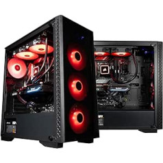 KYBURA PC Gamer I9 11900K 5.3GHz Turbo CPU Ūdensdzesēšana 120MM - RAM 16Gb 3200Mhz - RTX 3060 12Gb - SSD 500Gb - USB 3.0/ Hdmi, Win 11 PRO, PC Gaming I7