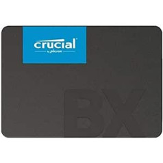 Crucial BX500 1TB 3D NAND SATA 2,5 collu iekšējais SSD — līdz 540 MB/s — CT1000BX500SSD101 (Acronis izdevums)