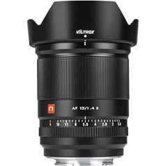 VILTROX 13 mm F1.4 autofokusa objektīvi Sony E Mount kameru objektīviem Standarta kameru objektīvi FE lielas apertūras platleņķa objektīvs Savietojams ar Sony a7 a7C a7III a7RIII a7RIV a7RV a9 a6100