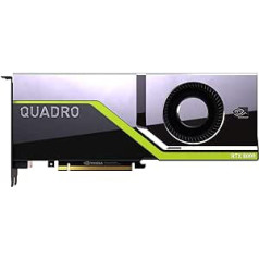 PNY Quadro RTX 8000 profesionālā grafikas karte 48GB GDDR6 PCI Express 3.0 x16, divi sloti, 4x DisplayPort, 8K atbalsts, īpaši kluss aktīvs ventilators