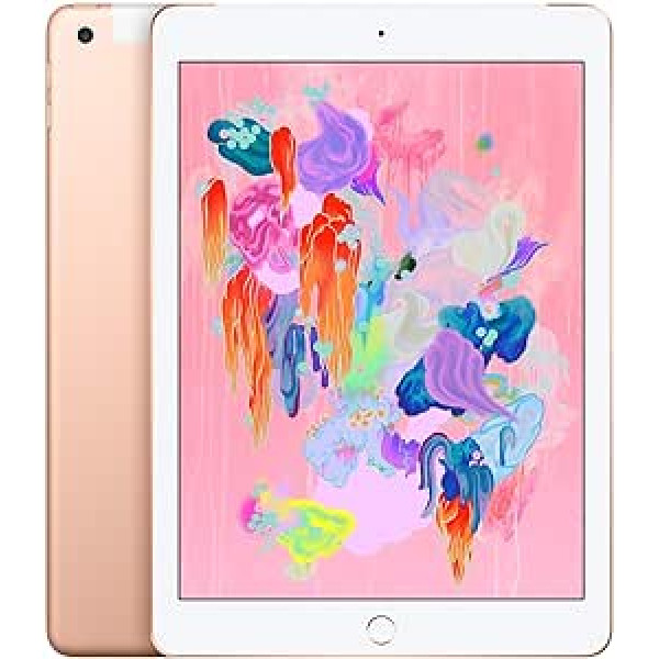 Apple iPad 9.7 (6. Gen) 32 GB Wi-Fi + mobilais — zelts — Entriegelte (Generalüberholt)